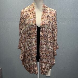 Victoria’s Secret Boho Floral Open Front Kimono- Size M/L